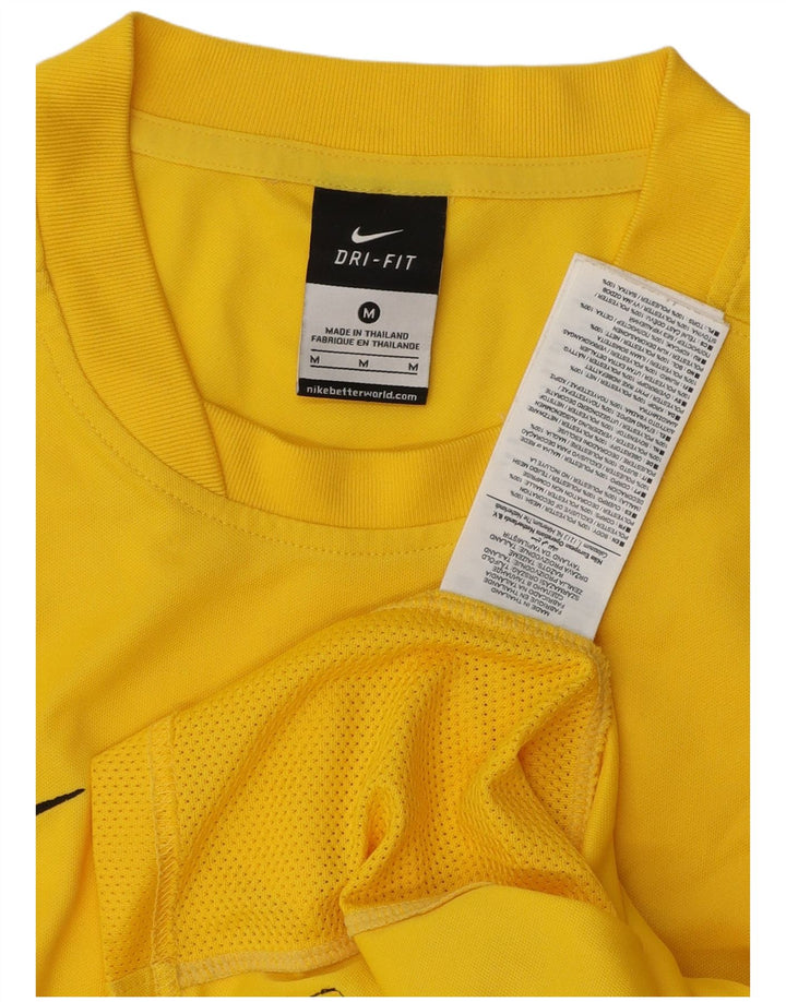 Мужская футболка Nike Dri Fit, средний желтый цвет