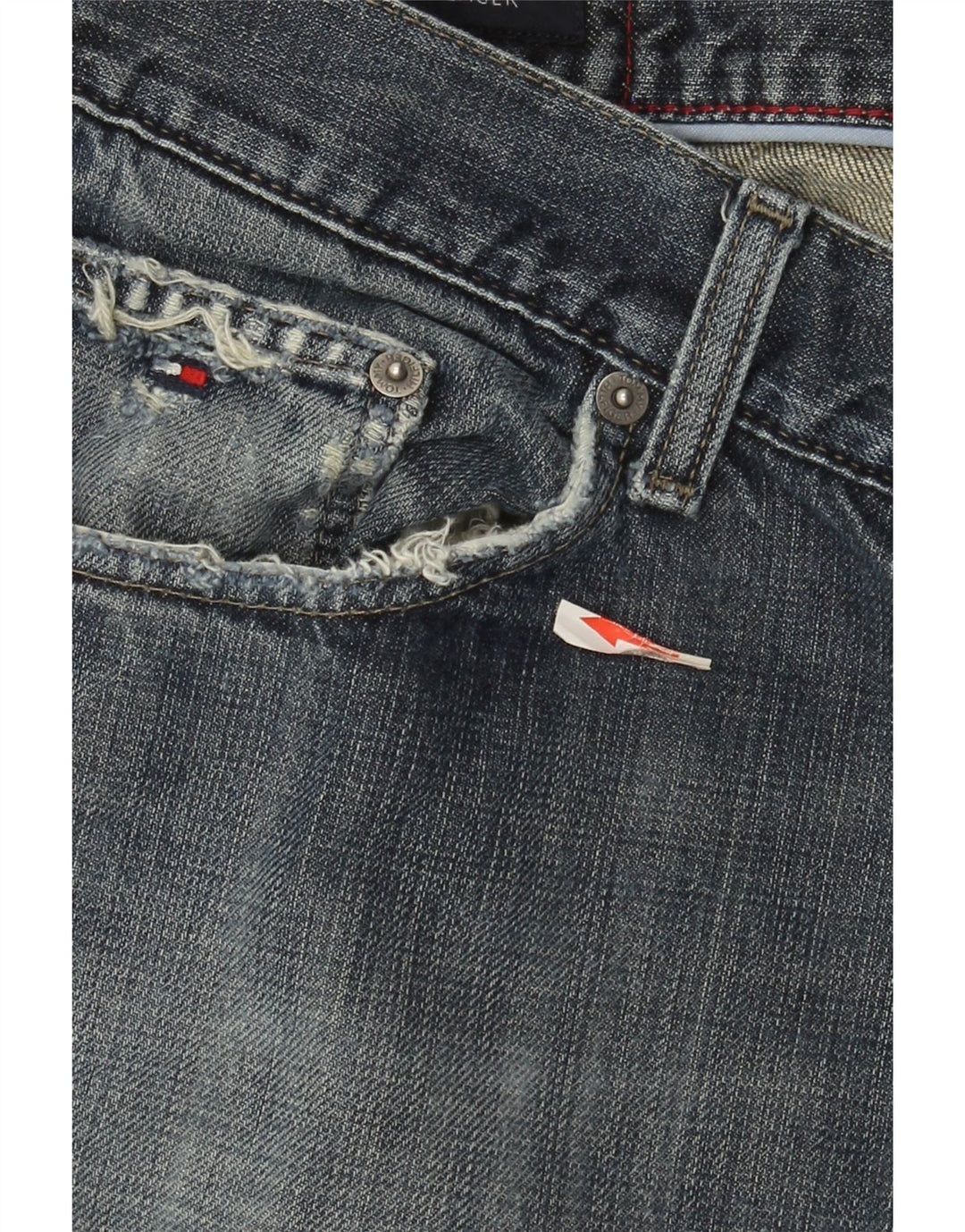 Мужские прямые джинсы Tommy Hilfiger W40 L32 синие, хлопок