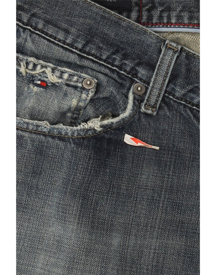 Мужские прямые джинсы Tommy Hilfiger W40 L32 синие, хлопок