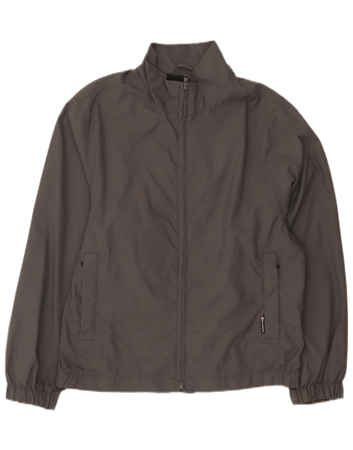 Мужская куртка-бомбер Champion UK 38, средний серый полиамид
