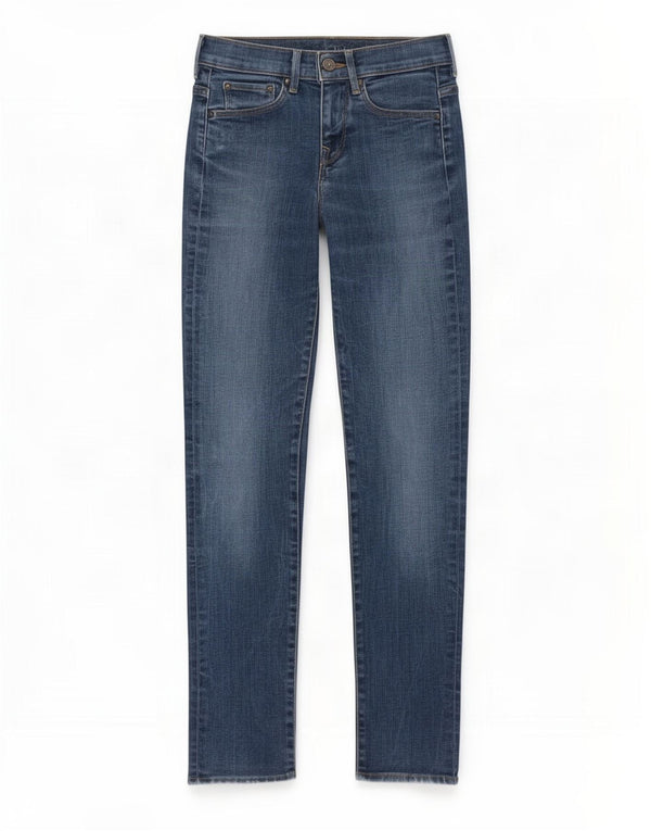 Женские джинсы скинни Levi's W26 L29, синие, хлопок