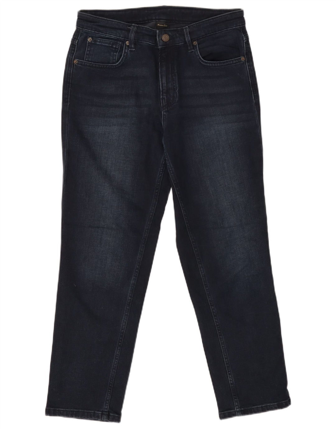 Женские зауженные джинсы MASSIMO DUTTI EU 40 Medium W30 L27 Темно-синий хлопок