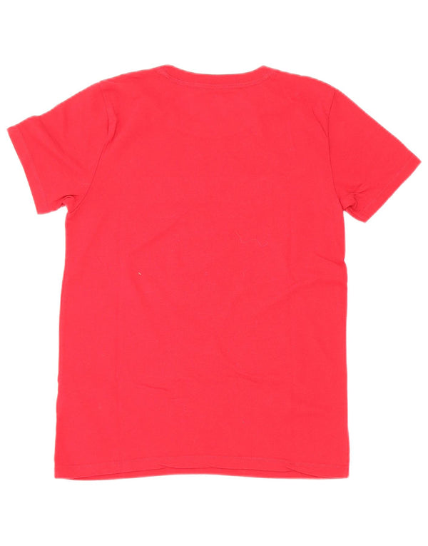 Женская футболка с рисунком Hollister Top UK 6 XS, красный хлопок