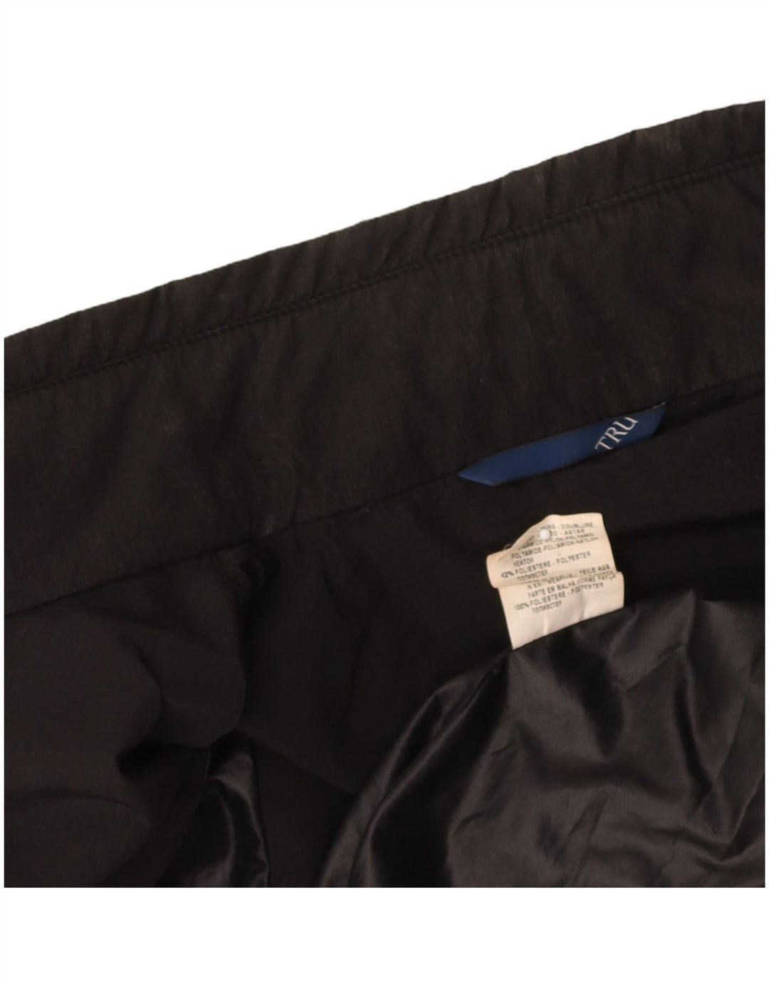 TRUSSARDI Mens Bomber Jacket UK 38 Medium Black Polyamide