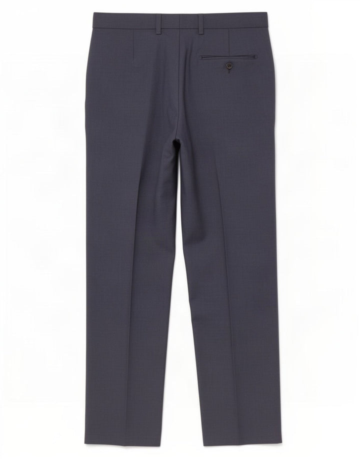 Мужские костюмные брюки Marks & Spencer W32 L31 темно-синие из полиэстера