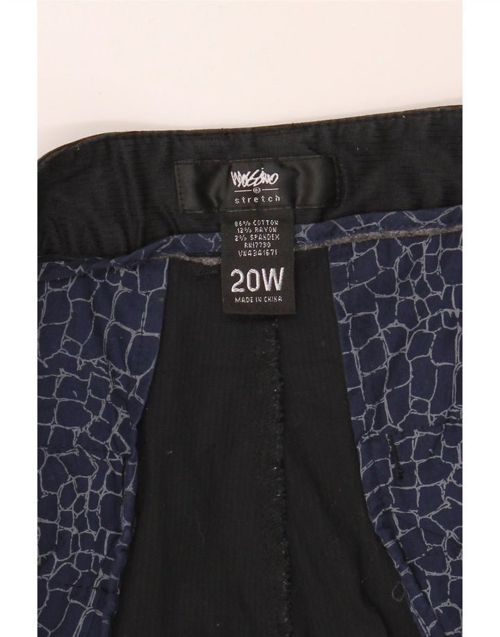 MOSSIMO Womens Stretch Bootcut Chino Trousers US 20 3XL W40 L31 Black Vintage Mossimo and Second-Hand Mossimo from Messina Hembry 