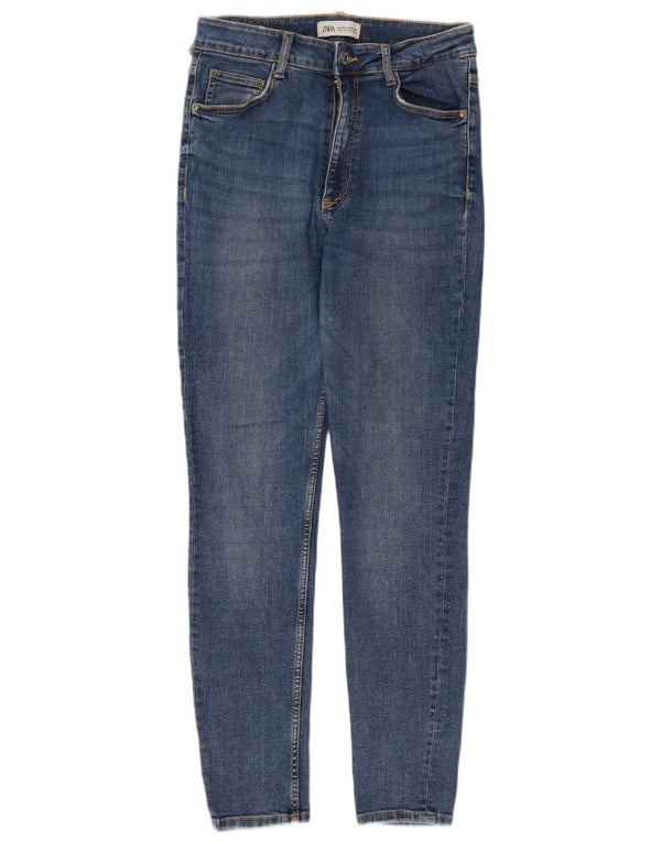 Женские джинсы скинни Zara EU 40 Medium W30 L27 Синий хлопок
