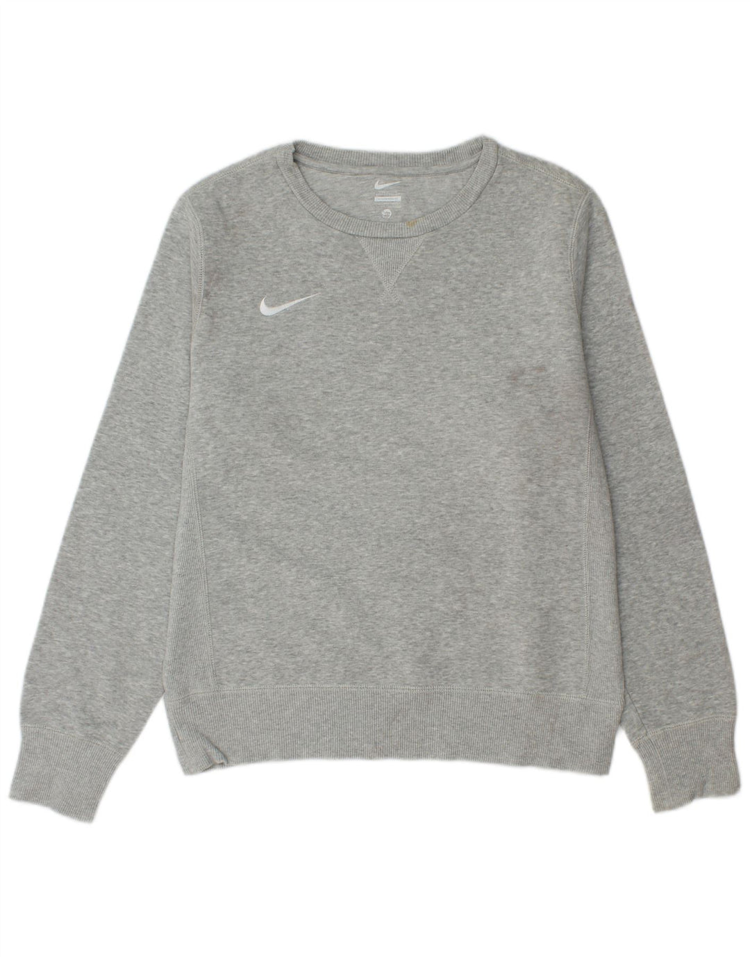 Мужской свитер Nike, маленький серый хлопковый джемпер в крапинку