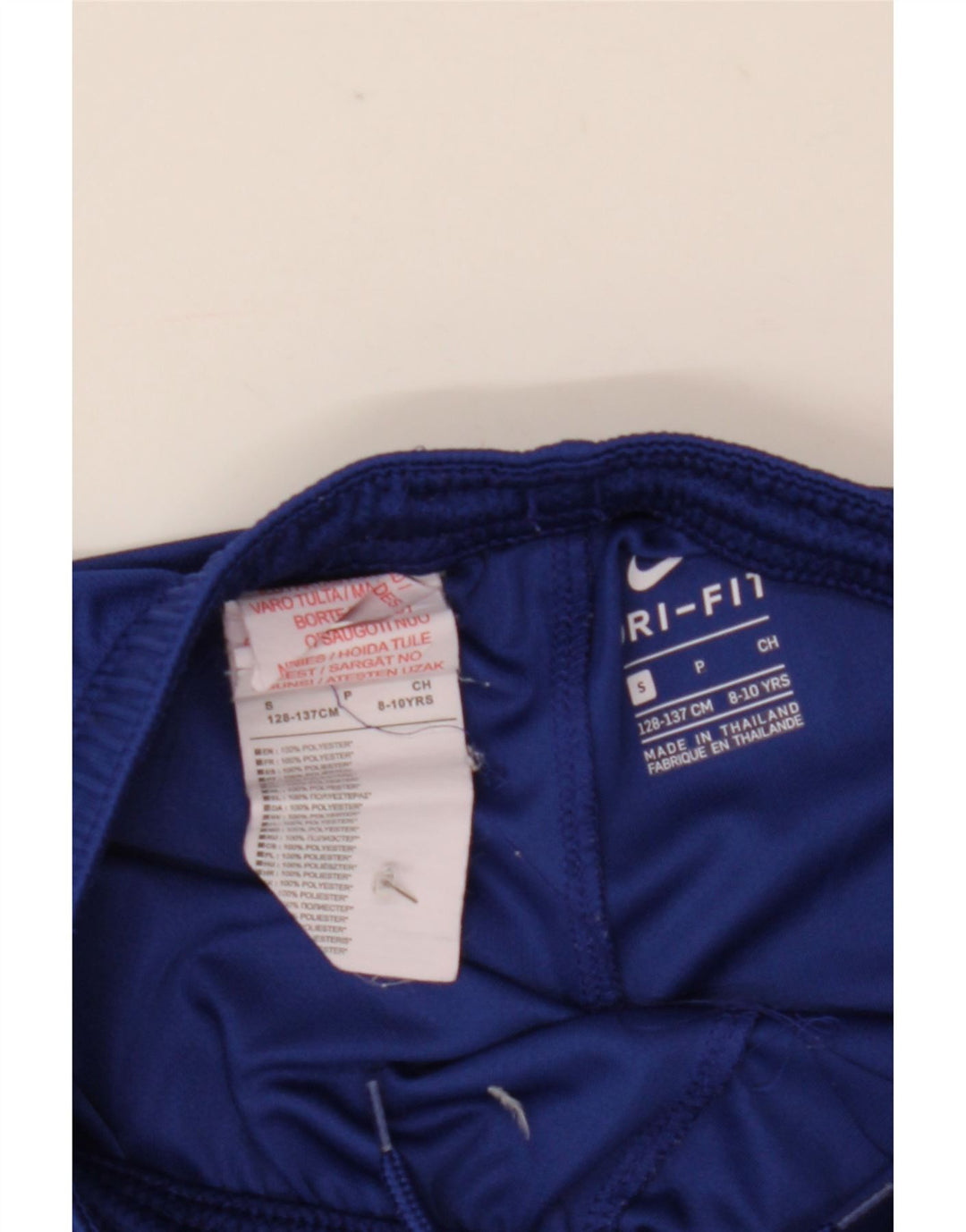 Спортивные шорты Nike для мальчиков Барселона, 8–9 лет, маленькие, темно-синие, полиэстер