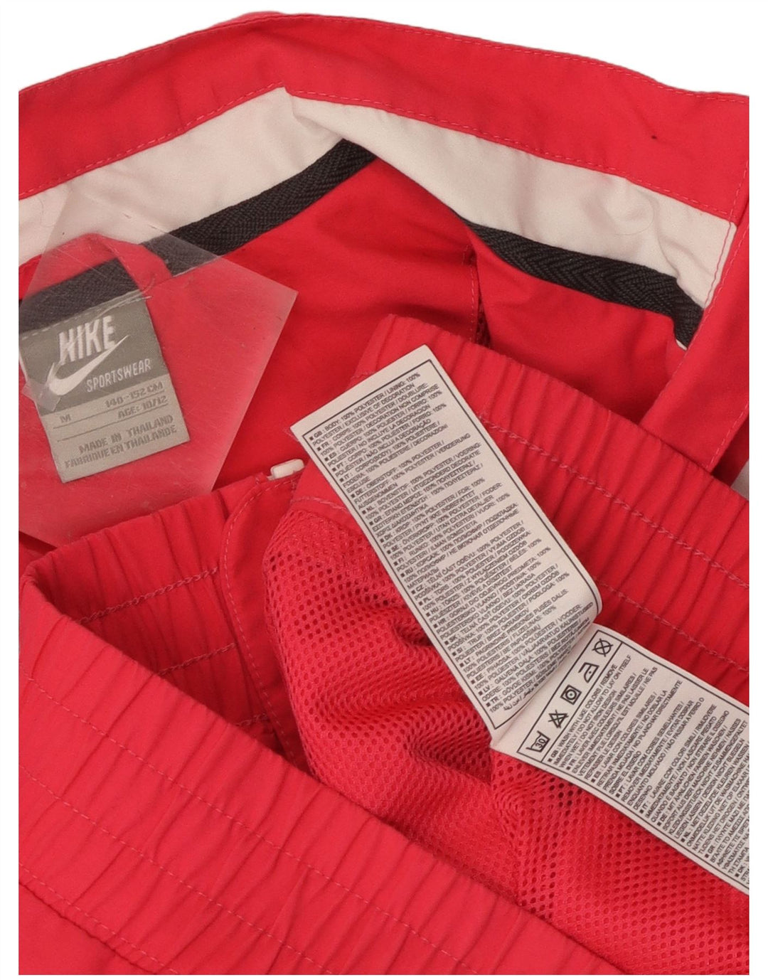 Спортивный костюм Nike для девочек, верхняя куртка 10–11 лет, средний розовый цвет с цветными блоками