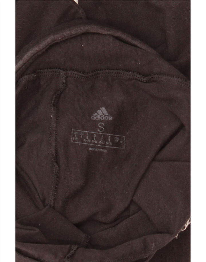 Женские леггинсы Adidas с рисунком UK 8/10, маленькие черные