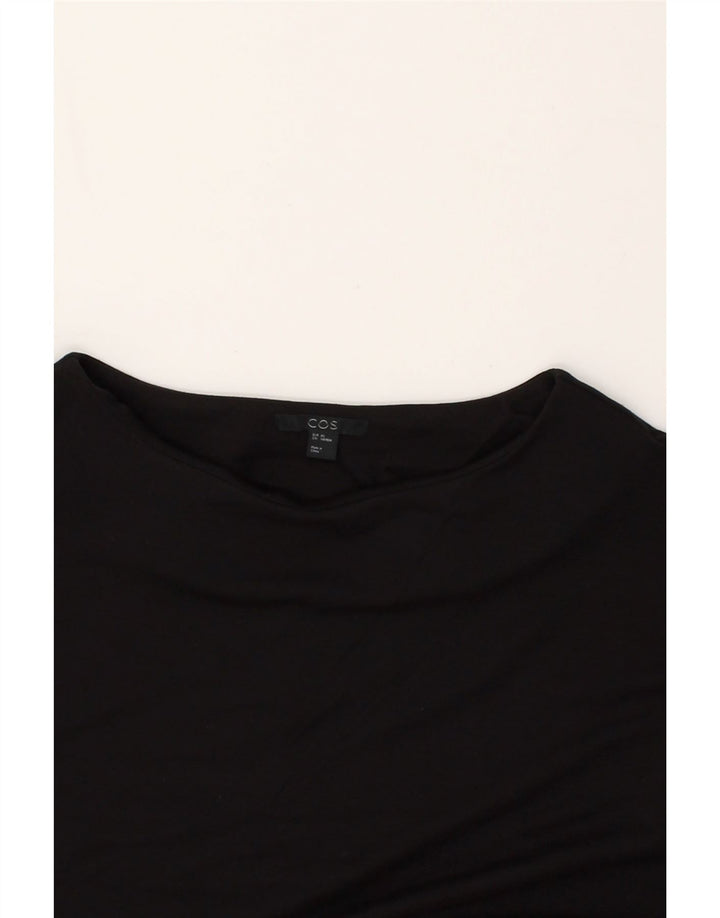 COS Womens T-Shirt Dress UK 6 XS Black Cotton | Vintage Cos | Thrift | Second-Hand Cos | Used Clothing | Messina Hembry 