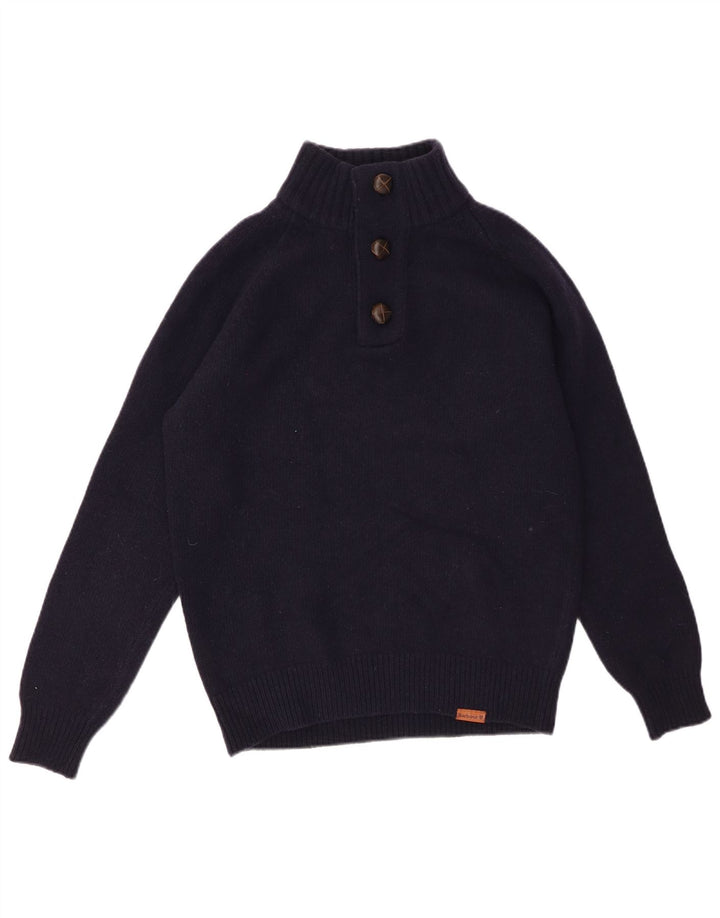 Мужской джемпер на пуговицах BARBOUR, маленький темно-синий