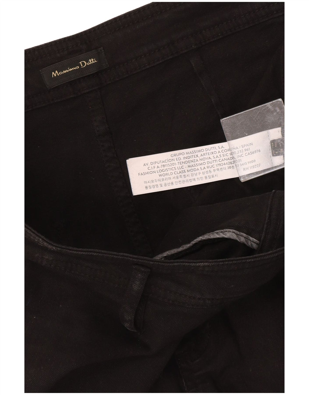 Женские повседневные брюки Massimo Dutti EU 40 Medium W30 L27, черный хлопок