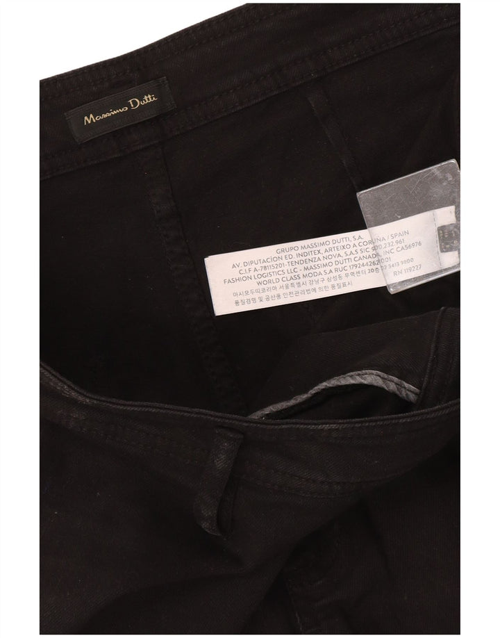 Женские повседневные брюки Massimo Dutti EU 40 Medium W30 L27, черный хлопок