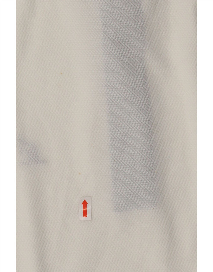 Мужская рубашка-поло AUSTRALIAN L'ALPINA IT 56 3XL, полиэстер белого цвета с цветными блоками