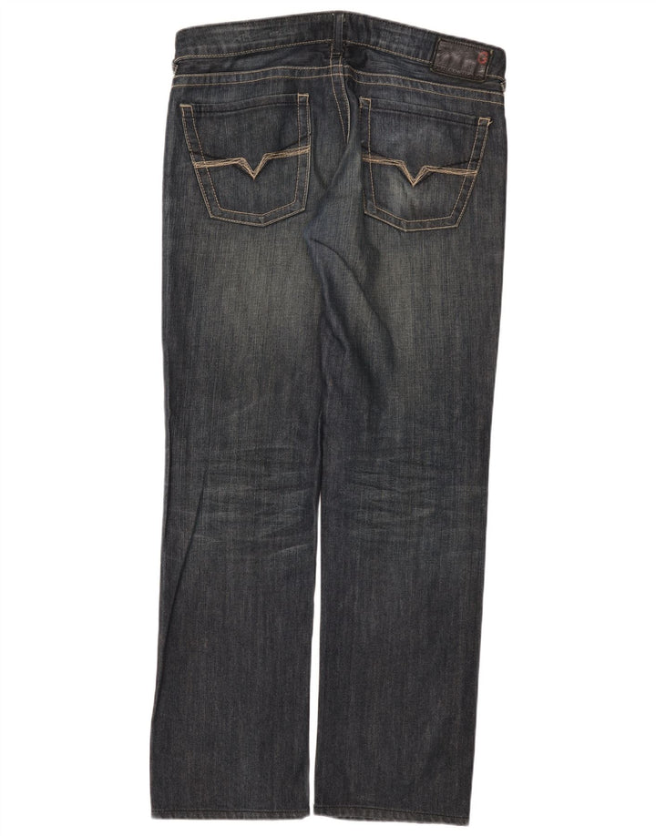 Мужские прямые джинсы Guess W36 L33 синие, хлопок
