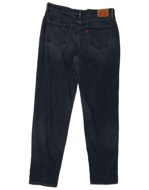 Женские джинсы скинни Levi's со средней посадкой США 12, большие W32 L31, синие, хлопок