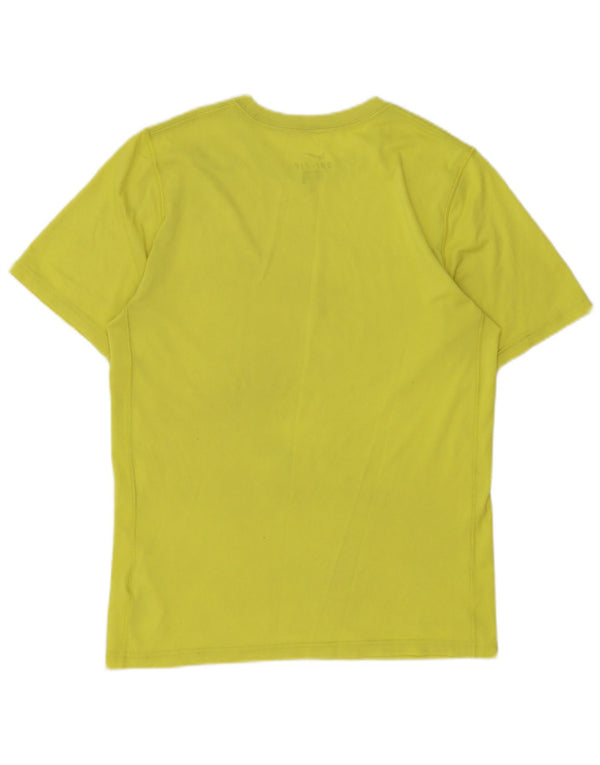 Мужская футболка Nike Dri Fit, маленький желтый полиэстер