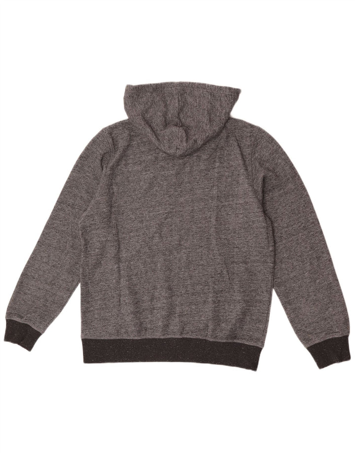 Мужской джемпер с капюшоном Jack & Jones большой серый в крапинку
