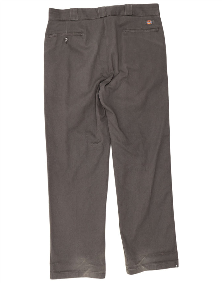 Мужские прямые брюки-чинос Dickies W36 L32, серый полиэстер