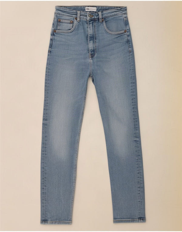 Женские джинсы скинни Zara EU 36 XS W26 L26 синие