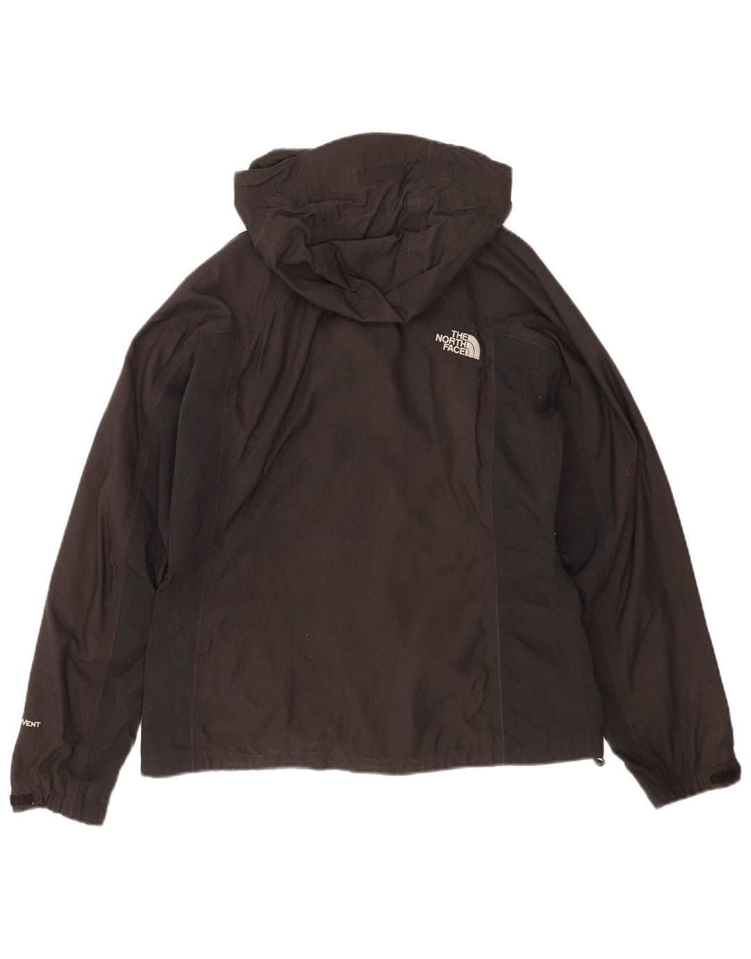 Женская дождевик с капюшоном The North Face UK 12, средний черный нейлон