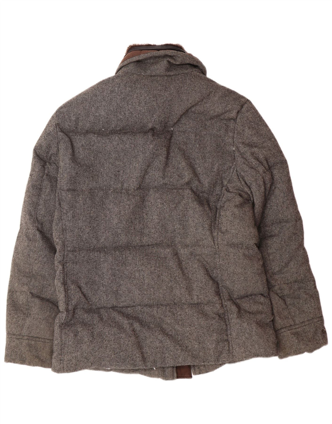 Мужская стеганая куртка Michael Kors UK 40, большой серый полиэстер