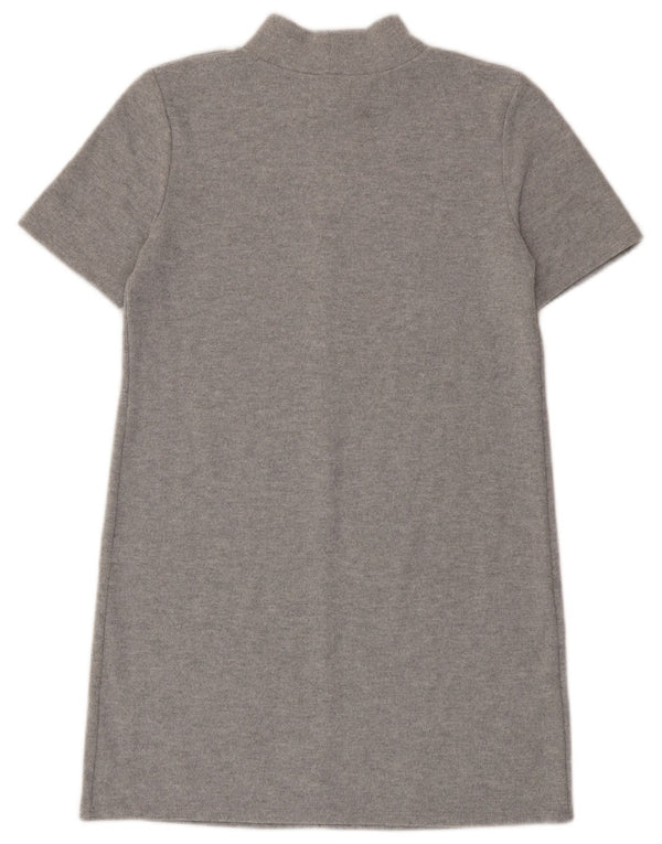 Женское платье прямого кроя Zara UK 12, средний серый