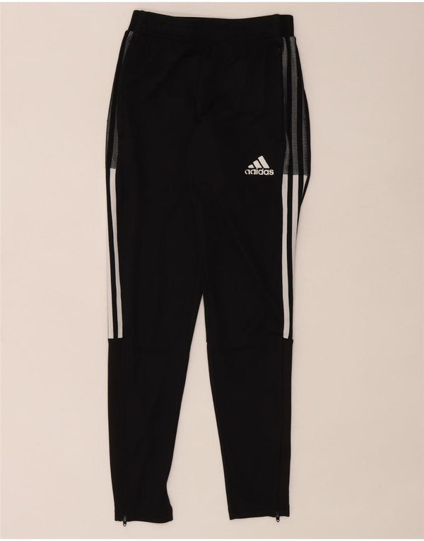 Женские спортивные брюки Adidas UK 4/6 XS, полиэстер в черную полоску