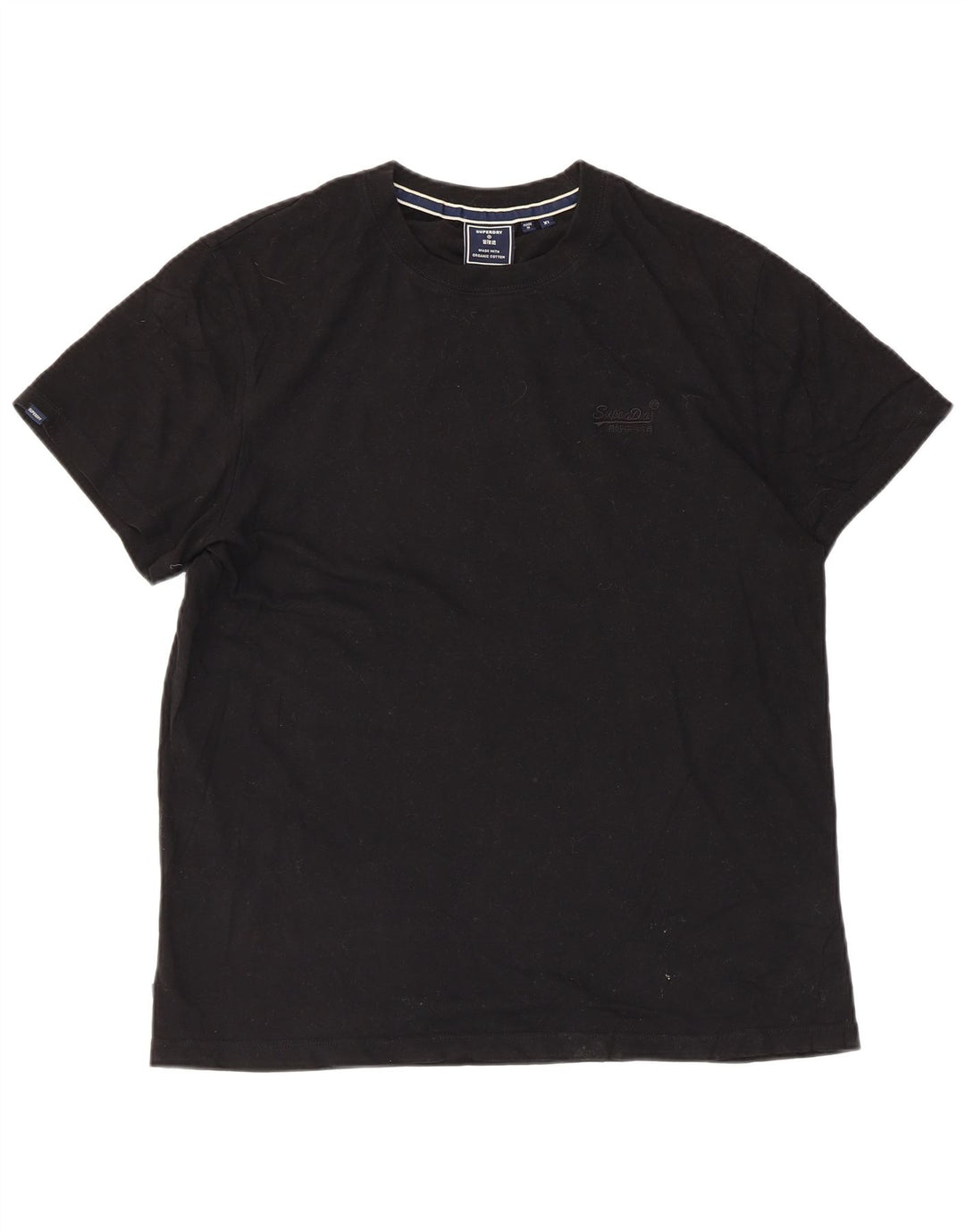 Мужская футболка Superdry Top XL, черный хлопок