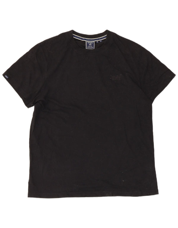 Мужская футболка Superdry Top XL, черный хлопок