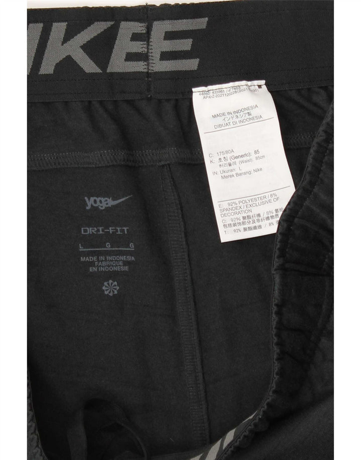 Мужские спортивные брюки Nike Dri Fit, джоггеры, большой серый полиэстер с крапинками
