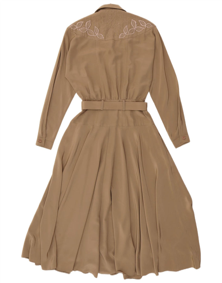 Женское платье макси с длинным рукавом WALLIS, США 8, средний бежевый