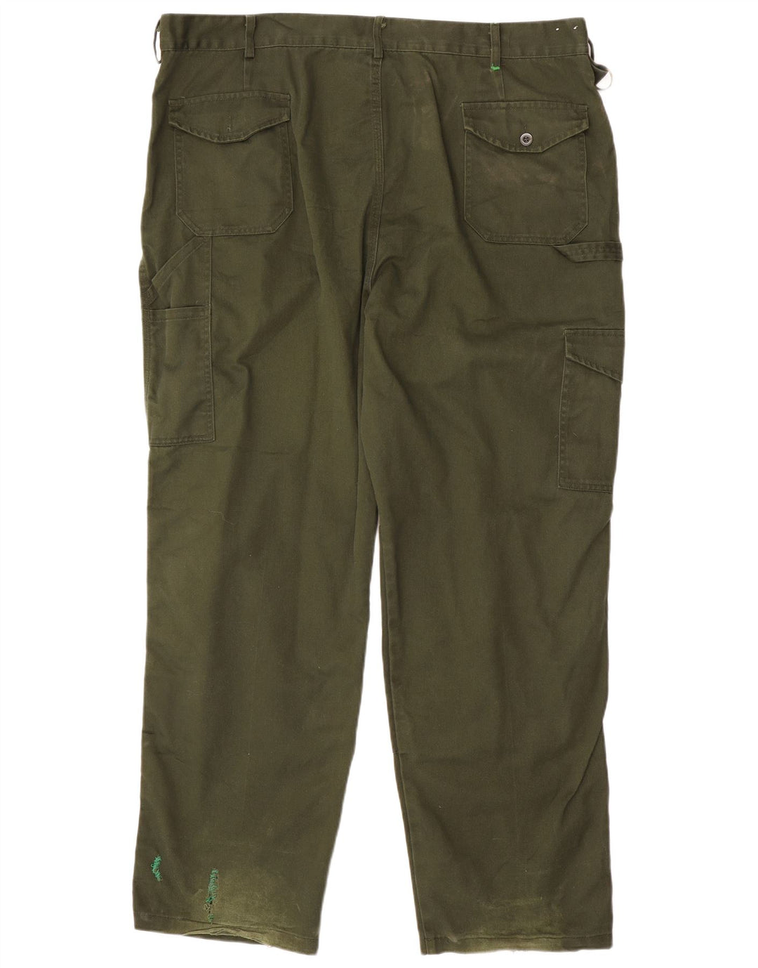 Мужские прямые брюки-карго Dickies W44 L31, зеленый полиэстер
