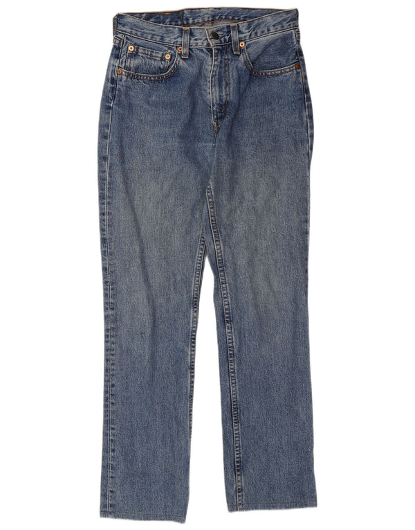 Женские прямые джинсы Levi's 595 W30 L34 синие, хлопок