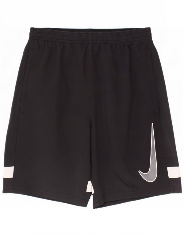 Спортивные шорты Nike с графическим рисунком для мальчиков 12–13 лет, большие черные цветные блоки