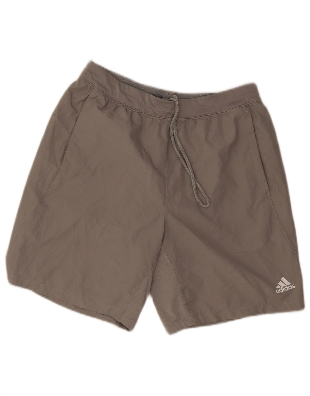 Мужские спортивные шорты Adidas Aeroready среднего серого цвета