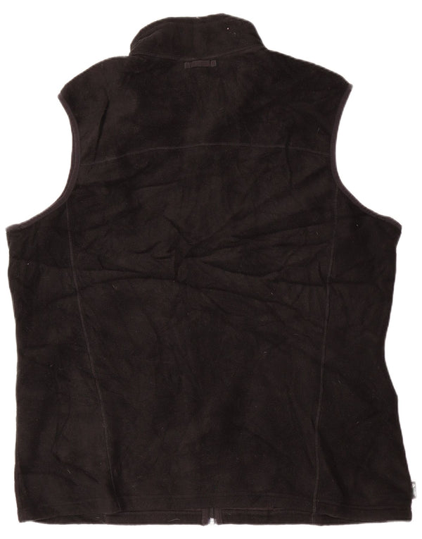 Мужской жилет с высокой флисовой подкладкой EDDIE BAUER UK 42 XL, черный полиэстер