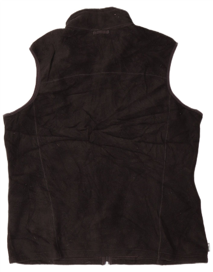 Мужской жилет с высокой флисовой подкладкой EDDIE BAUER UK 42 XL, черный полиэстер