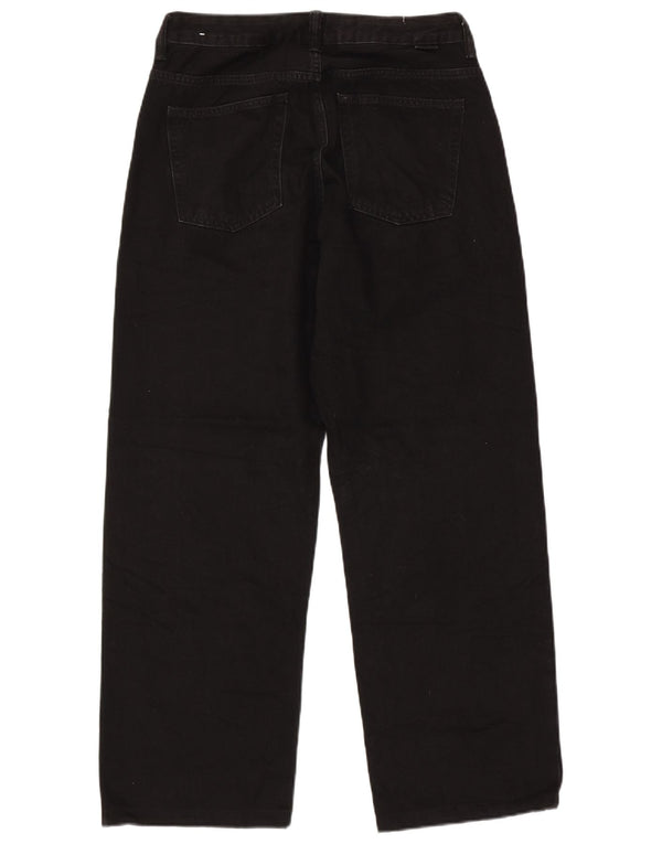 Мужские свободные джинсы Zara EU 38, маленькие W30 L30, черный хлопок