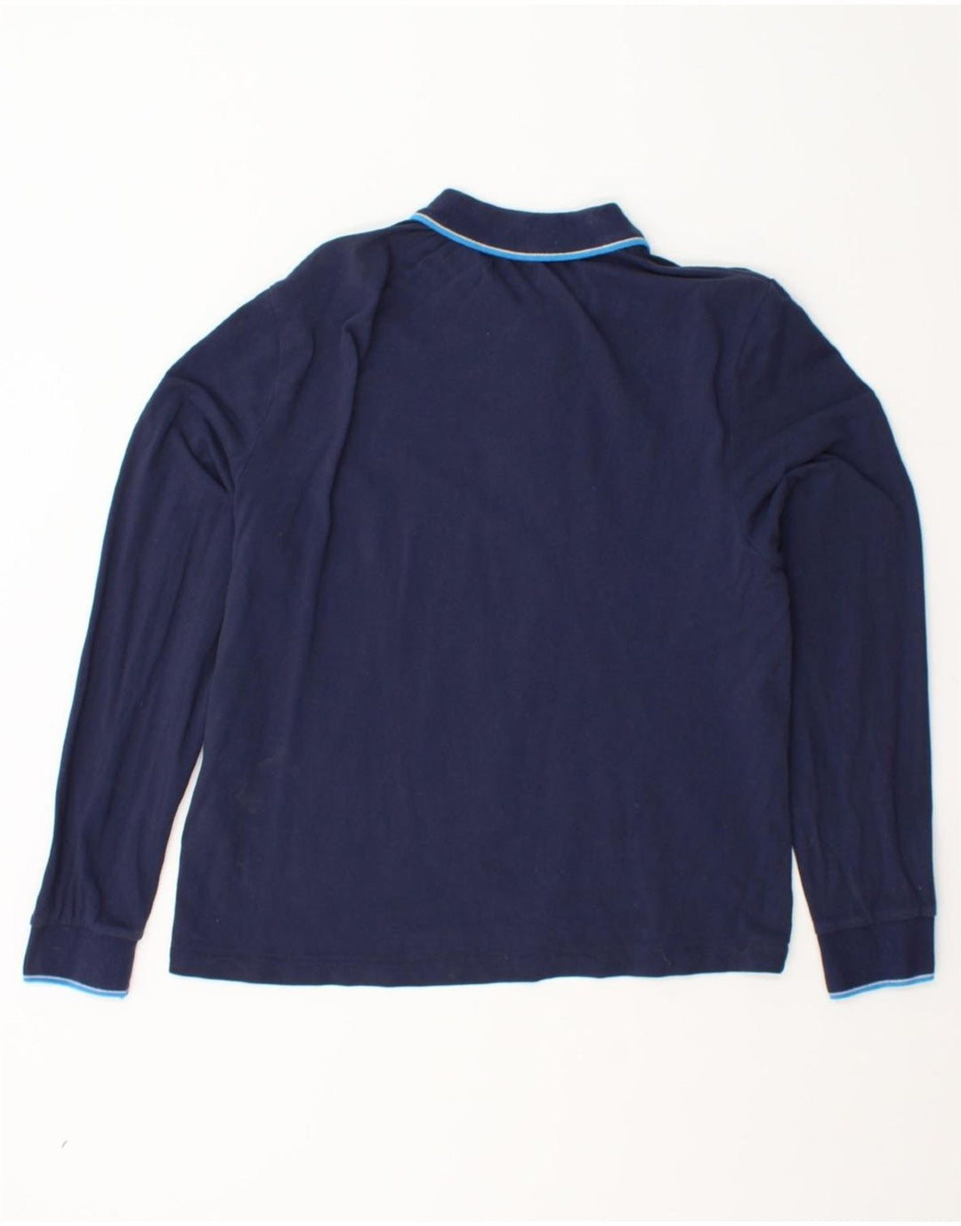 KAPPA Boys Polo Shirt 13-14 Years Medium Navy Blue Cotton Vintage Kappa and Second-Hand Kappa from Messina Hembry 