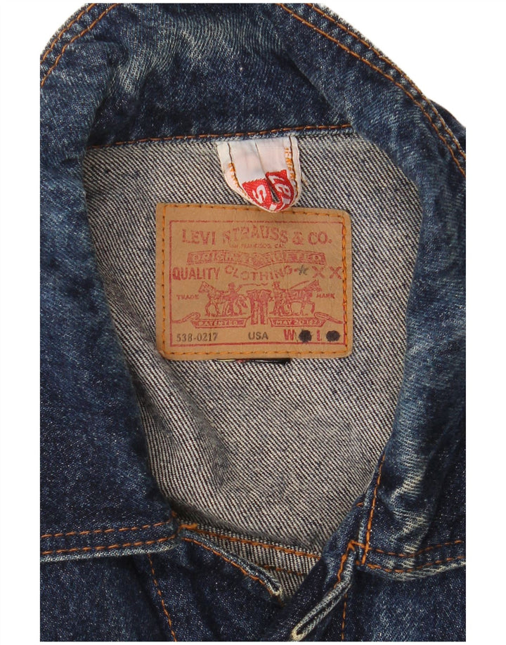 Мужская джинсовая куртка Levi's UK 40, большая синяя