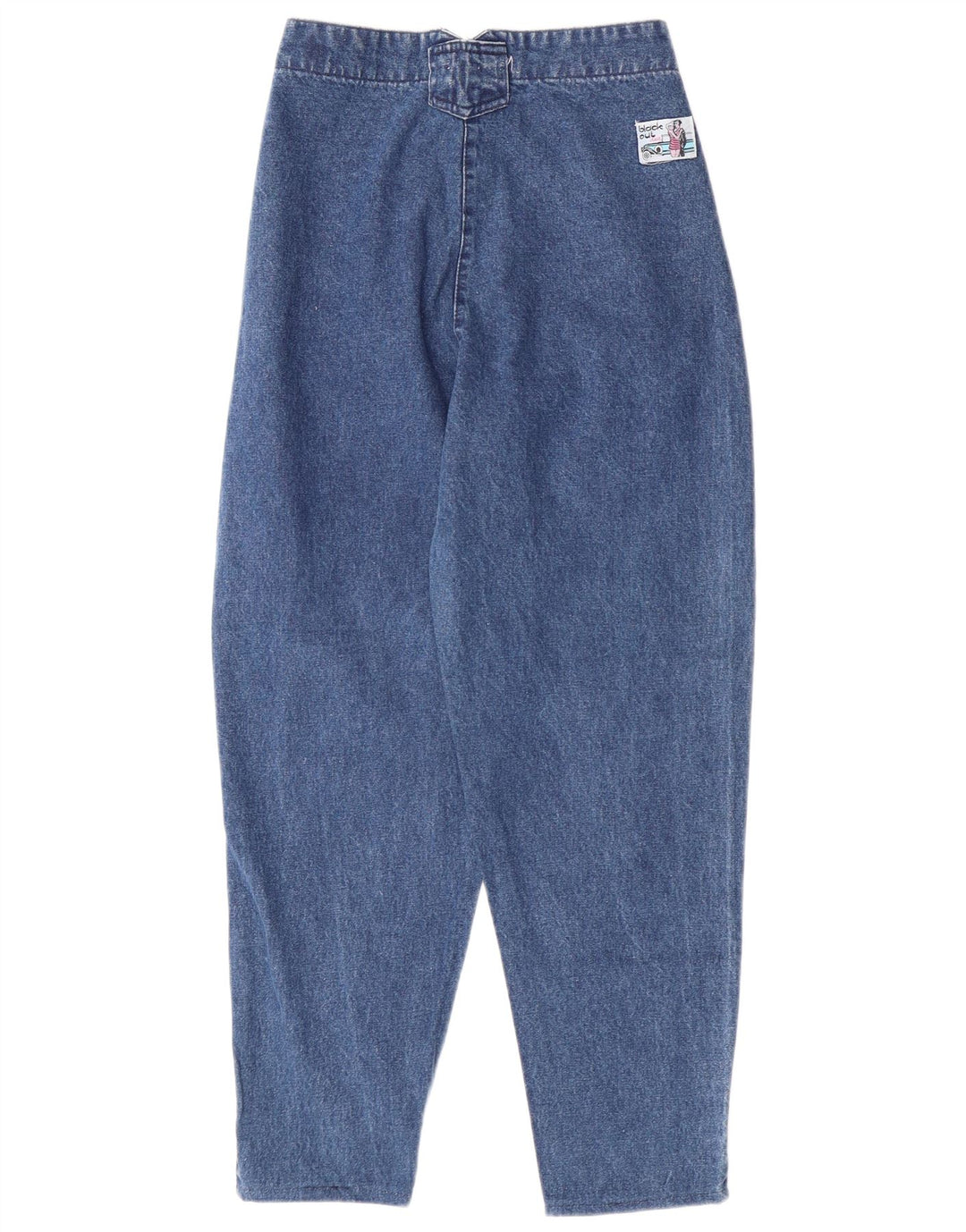 ВИНТАЖНЫЕ женские зауженные джинсы с высокой талией W24 L26, синие хлопковые