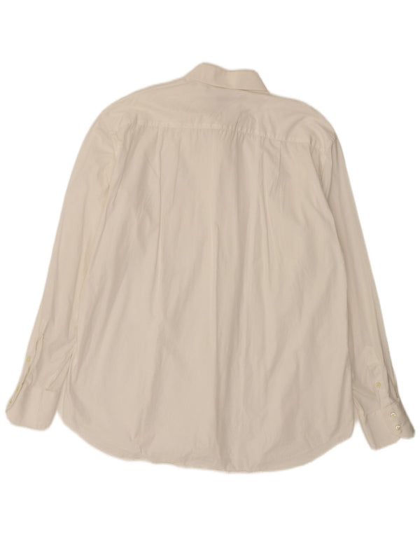 GIANFRANCO FERRE Mens Shirt Size 17 1/2 44 XL White Cotton