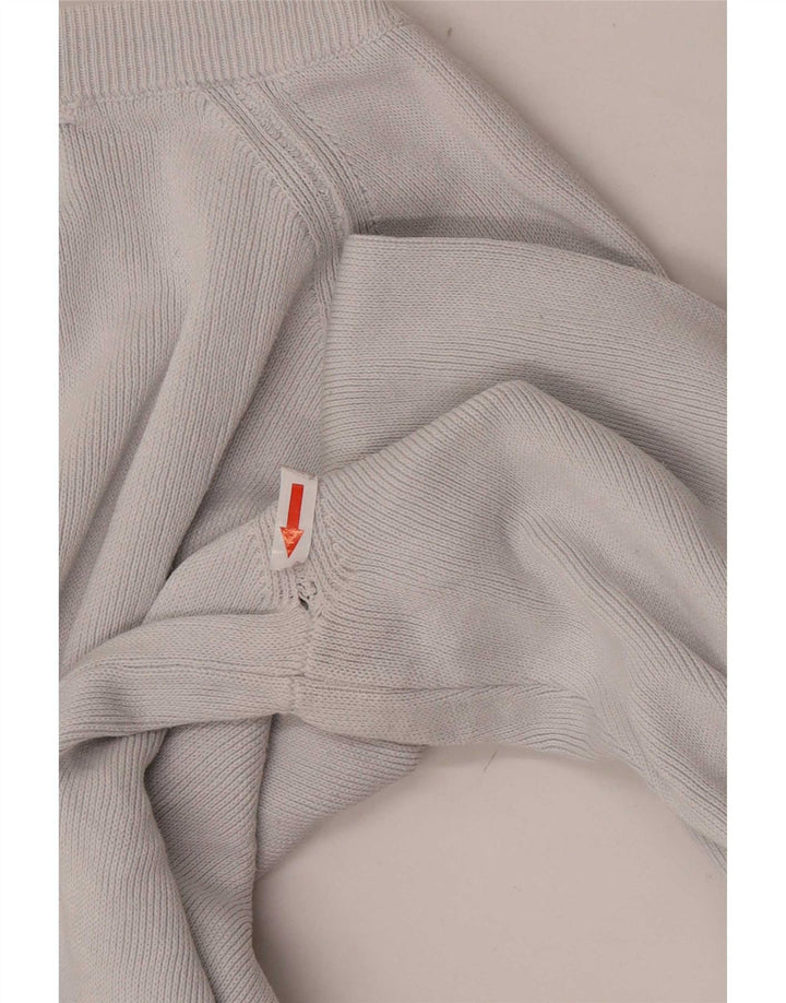 Мужской джемпер с круглым вырезом Zara, большой серый