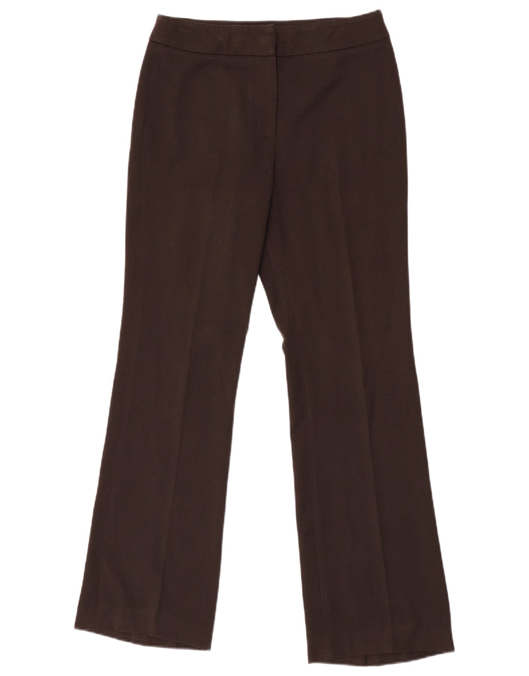 Max Mara Женский костюм выходного дня Bootcut Брюки Великобритания 8 Маленькие W27 L30 Коричневые