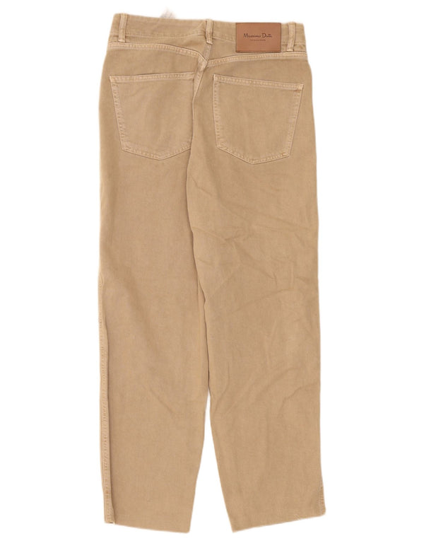 Женские зауженные джинсы с высокой талией Massimo Dutti EU 38 Small W28 L27 Бежевые