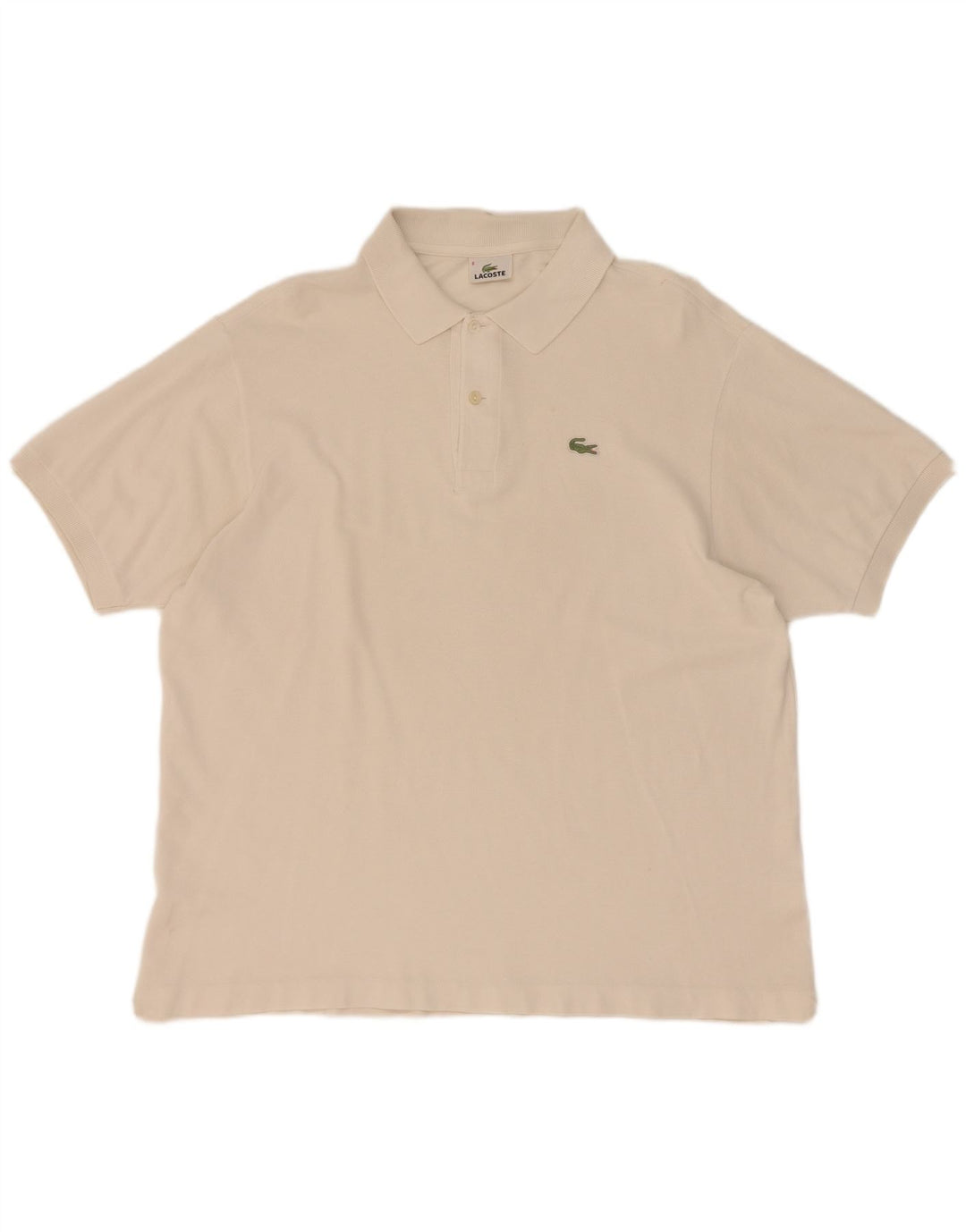 Мужская рубашка-поло Lacoste, размер 6 XL, белая