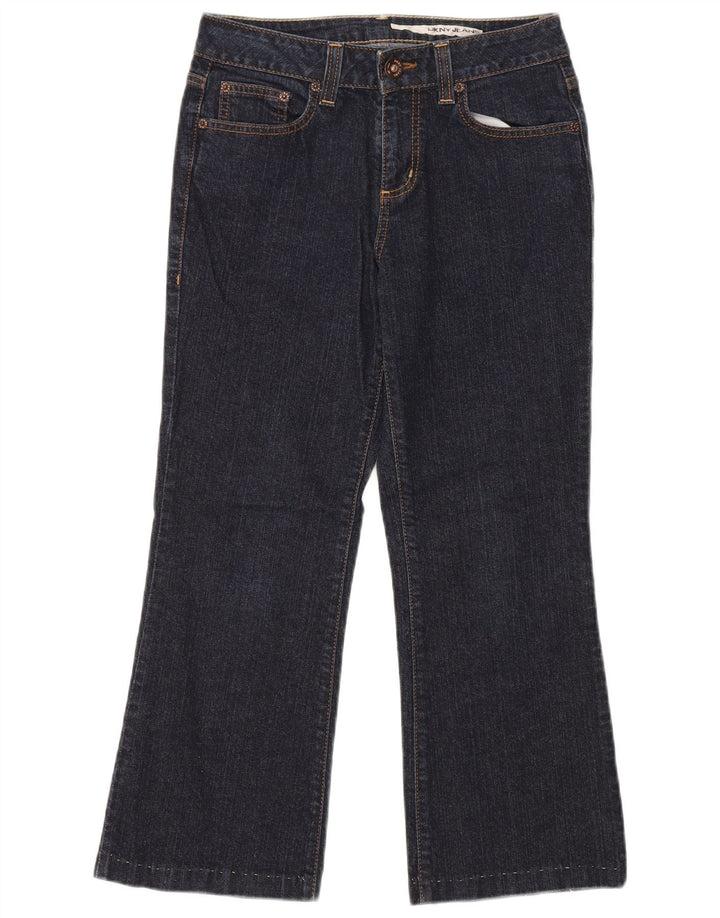 Женские укороченные джинсы DKNY US 6, средние W28 L25, темно-синие, хлопок